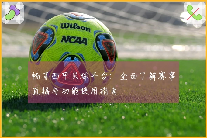 畅享西甲买球平台：全面了解赛事直播与功能使用指南
